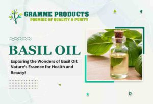 use basil and Lemongrass Oil